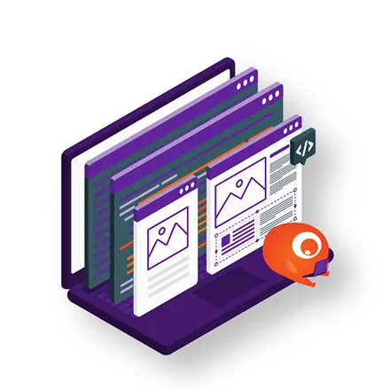 Default placeholder image, representing the layers of a web page