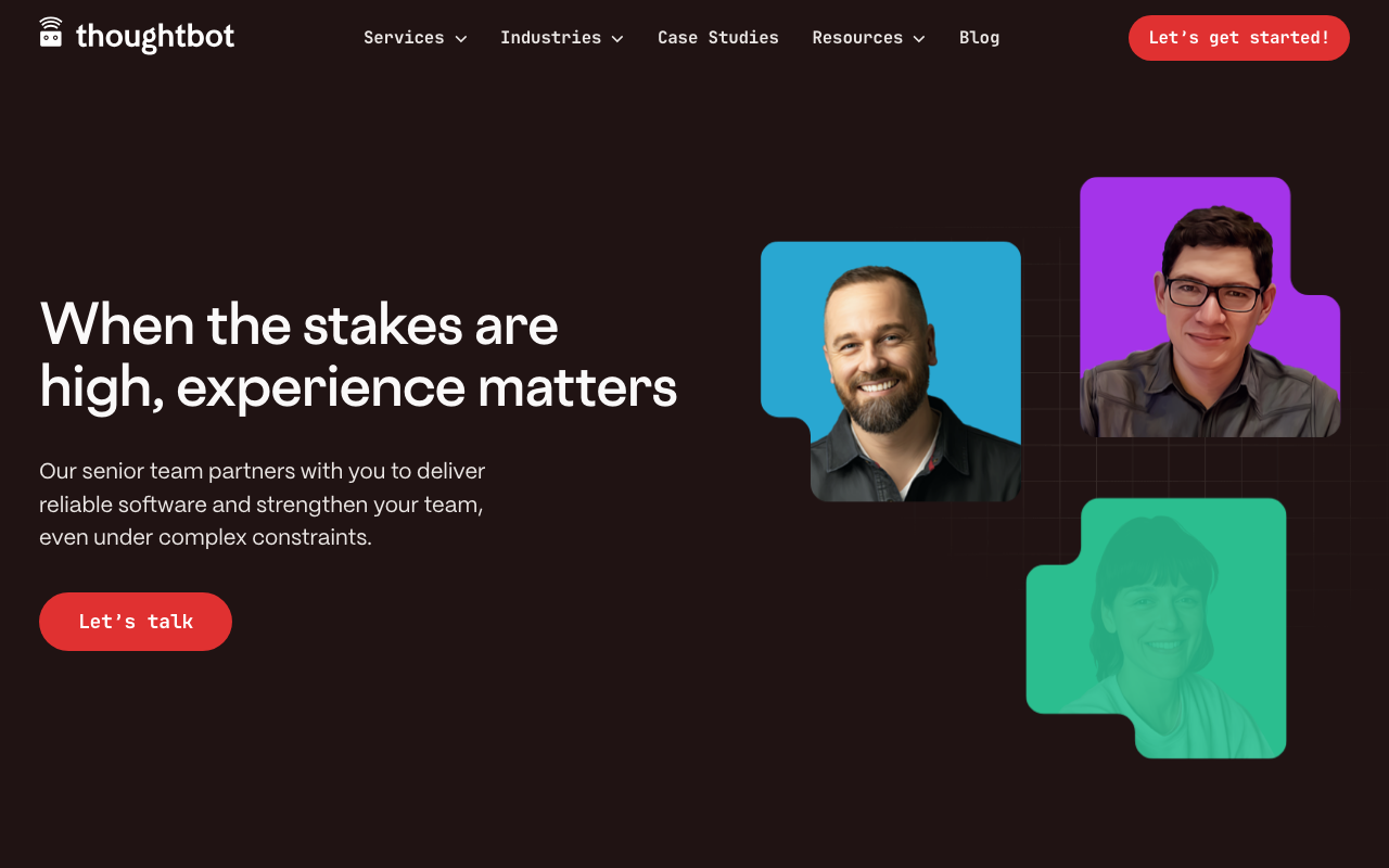 thoughtbot homepage