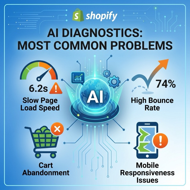 We Ran AI Diagnostics on Shopify Stores. Here Are the Most Common Problems.