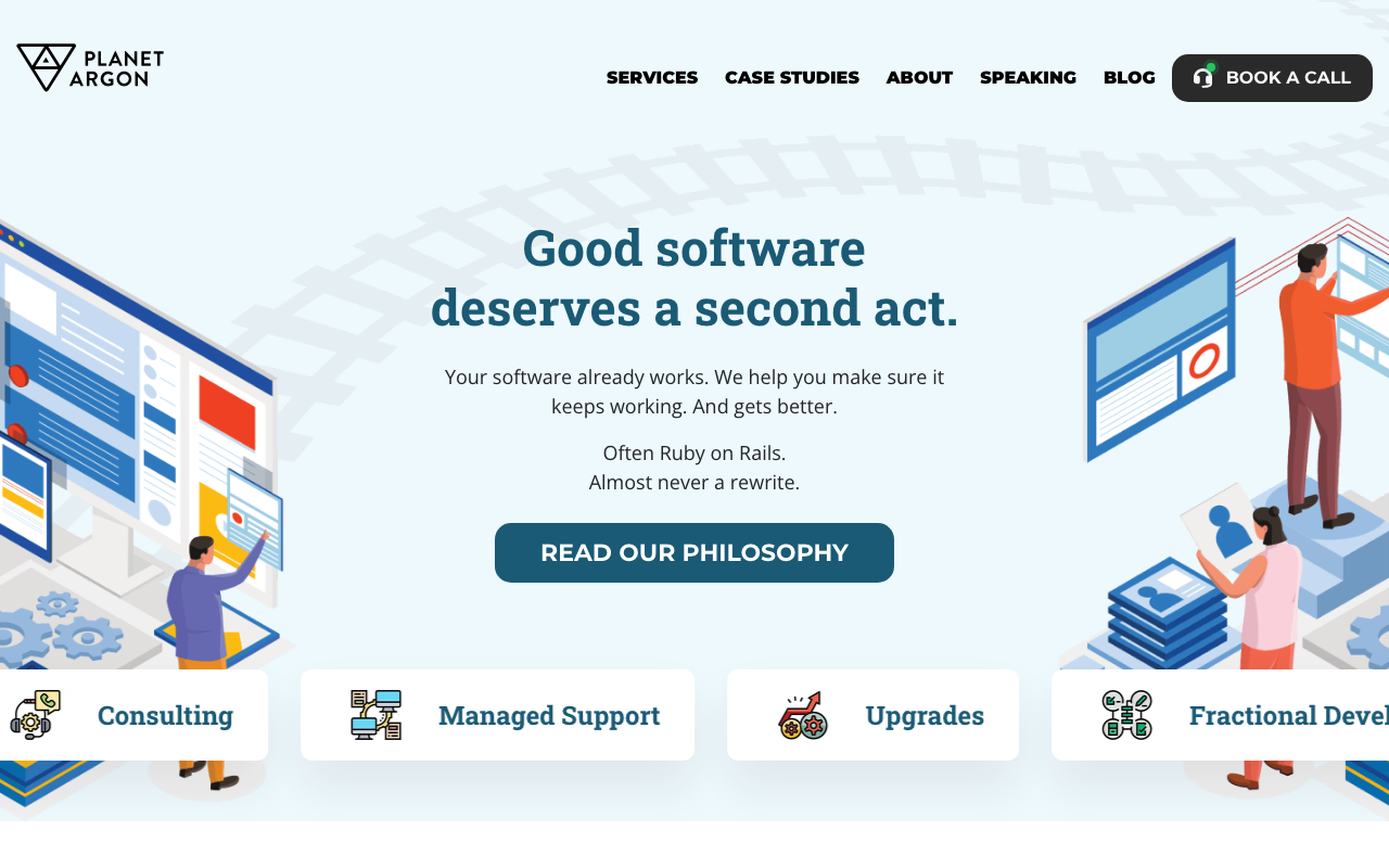 Planet Argon homepage