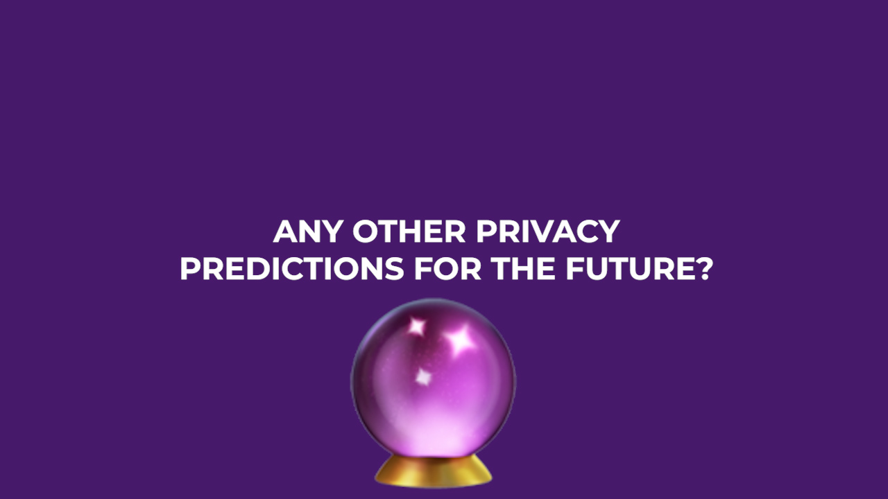 alt=“Any other privacy predictions for the future”